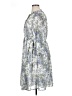 Torrid 100% Polyester Paisley Gray Casual Dress Size 1X Plus (1) - photo 5