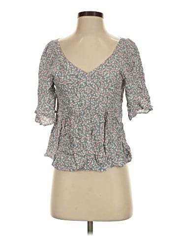 Urban Romantics 3/4 Sleeve Blouse (view 1)