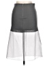 Zara Color Block Gray Casual Skirt Size L - photo 2