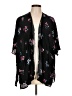Forever 21 100% Rayon Black Kimono Size L - photo 1