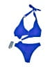 Assorted Brands Solid Blue Two Piece Swimsuit Size M - photo 1
