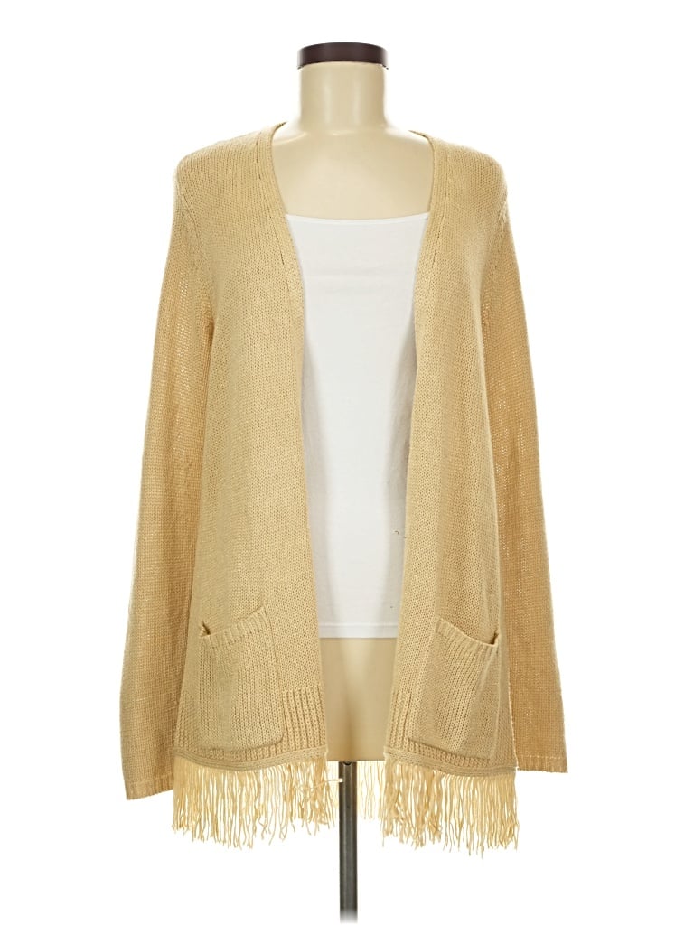 Pre-owned Lilly Pulitzer Cardigan Sweater In Tan