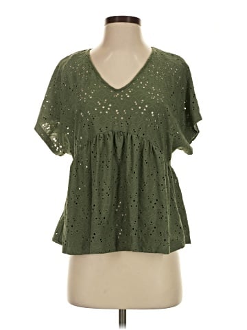 NANETTE Nanette Lepore Short Sleeve Blouse (view 1)