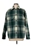 Pendleton 100% Virgin Wool Plaid Green Wool Coat Size M - photo 1