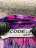 Code 100% Rayon Print Purple Casual Skirt Size 7 - photo 4