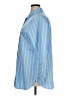 Chico's Stripes Blue Long Sleeve Button-Down Shirt Size XL (3) - photo 5