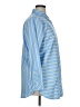 Chico's Stripes Blue Long Sleeve Button-Down Shirt Size XL (3) - photo 4