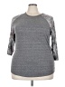 Lularoe Gray 3/4 Sleeve T-Shirt Size 3X - photo 1