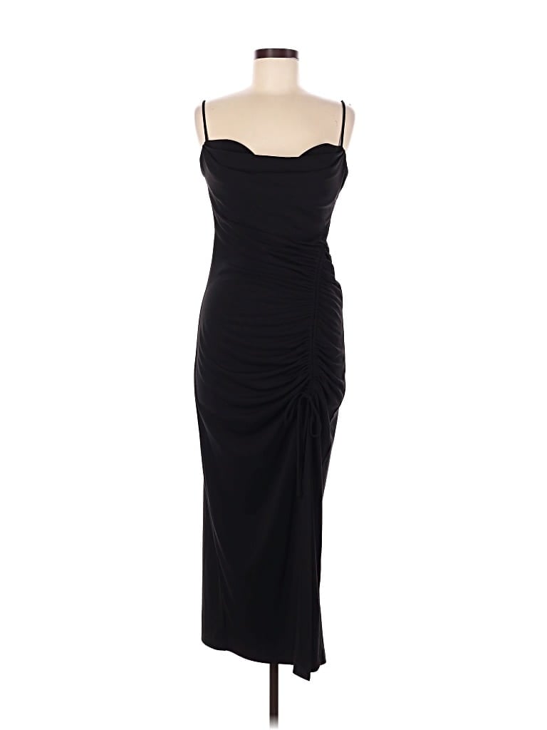 Pre-owned Zara Cocktail Dress In Black