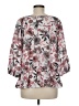 Adrienne Vittadini 100% Polyester Pink 3/4 Sleeve Blouse Size M - photo 2
