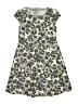 Next 100% Polyester Animal Print Gray Dress Size 6 - photo 1
