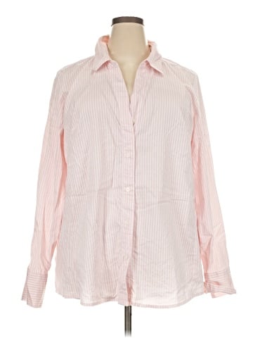 Lane Bryant Long Sleeve Blouse (view 1)