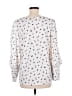 Ann Taylor White Long Sleeve Blouse Size M - photo 2