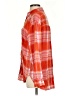 Pilcro Plaid Orange Long Sleeve Blouse Size XS - photo 5