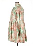 TCEC 100% Polyester Paisley Green Casual Dress Size M - photo 5
