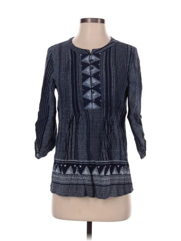 Pale Sky 3/4 Sleeve Blouse (view 1)