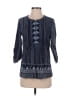 Pale Sky Blue 3/4 Sleeve Blouse Size XS - photo 1