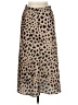 Aqua Animal Print Tan Casual Skirt Size M - photo 1