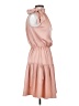 Unbranded Solid Pink Cocktail Dress Size S - photo 4