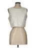 Express 100% Polyester Ivory Sleeveless Blouse Size L - photo 1