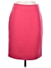 J.Crew 100% Wool Solid Pink Wool Skirt Size 4 - photo 1