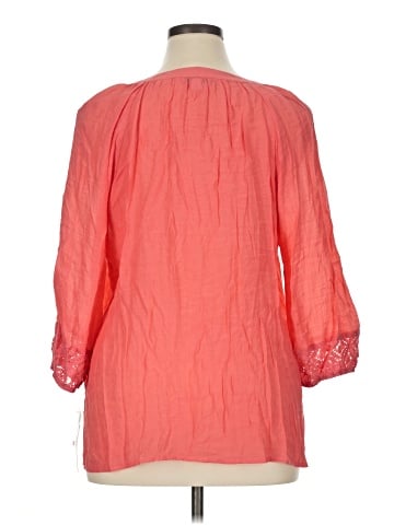Counterparts 3/4 Sleeve Blouse (view 2)
