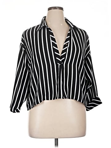New York Clothing Co. 3/4 Sleeve Blouse (view 1)