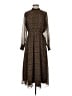 Madewell 100% Polyester Paisley Brown Casual Dress Size S - photo 1