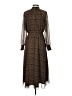 Madewell 100% Polyester Paisley Brown Casual Dress Size S - photo 2