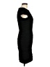 Cache Solid Black Cocktail Dress Size 6 - photo 4