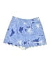 Milly Floral Blue Shorts Size 4 - photo 1