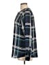 Violet & Claire 100% Polyester Plaid Blue Long Sleeve Blouse Size L - photo 5
