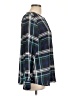 Violet & Claire 100% Polyester Plaid Blue Long Sleeve Blouse Size L - photo 4