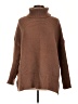 Unbranded 100% Acrylic Brown Turtleneck Sweater Size L - photo 1