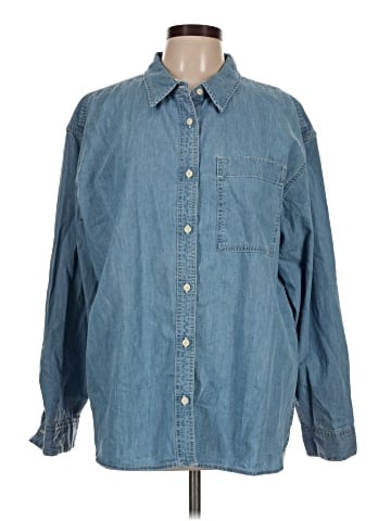 L.L.Bean Long Sleeve Button-Down Shirt (view 1)