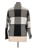Tahari Checkered-gingham Gray Turtleneck Sweater Size XL - photo 2