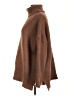 Unbranded 100% Acrylic Brown Turtleneck Sweater Size L - photo 5