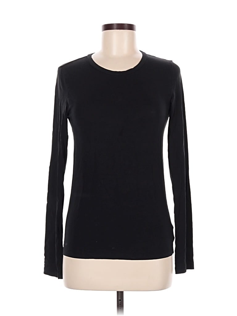 Pre-owned Theory Long Sleeve T-shirt In Black