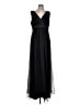 Dessy Collection 100% Polyester Solid Black Cocktail Dress Size 12 - photo 1