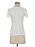 Boody Solid White Short Sleeve Turtleneck Size S - photo 1