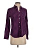 Vineyard Vines Checkered-gingham Purple Long Sleeve Button-Down Shirt Size 0 - photo 1