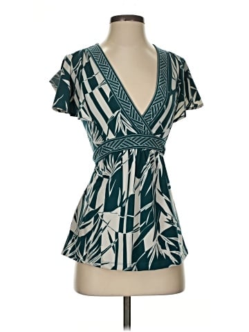 BCBGMAXAZRIA Short Sleeve Blouse (view 1)