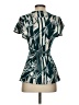 BCBGMAXAZRIA Teal Short Sleeve Blouse Size XS - photo 2