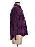 Vineyard Vines Checkered-gingham Purple Long Sleeve Button-Down Shirt Size 0 - photo 4