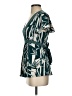 BCBGMAXAZRIA Teal Short Sleeve Blouse Size XS - photo 5