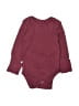 Carter's Burgundy Long Sleeve Onesie Size Newborn - photo 1