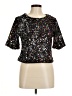 Assorted Brands 100% Polyester Black Short Sleeve Top Size M - photo 1