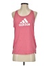 Adidas 100% Polyester Pink Tank Top Size S - photo 1