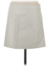 Townsen 100% Leather Silver Leather Skirt Size S - photo 2