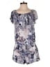 Eberjey 100% Viscose Paisley Purple Blue Romper Size S - photo 1